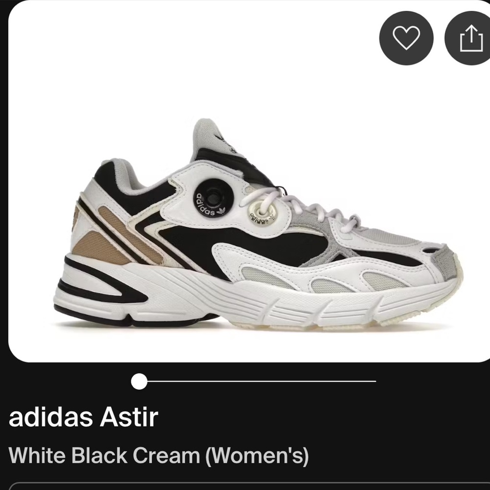 Adidas Astir Women's Sneakers - White, Black, Cream